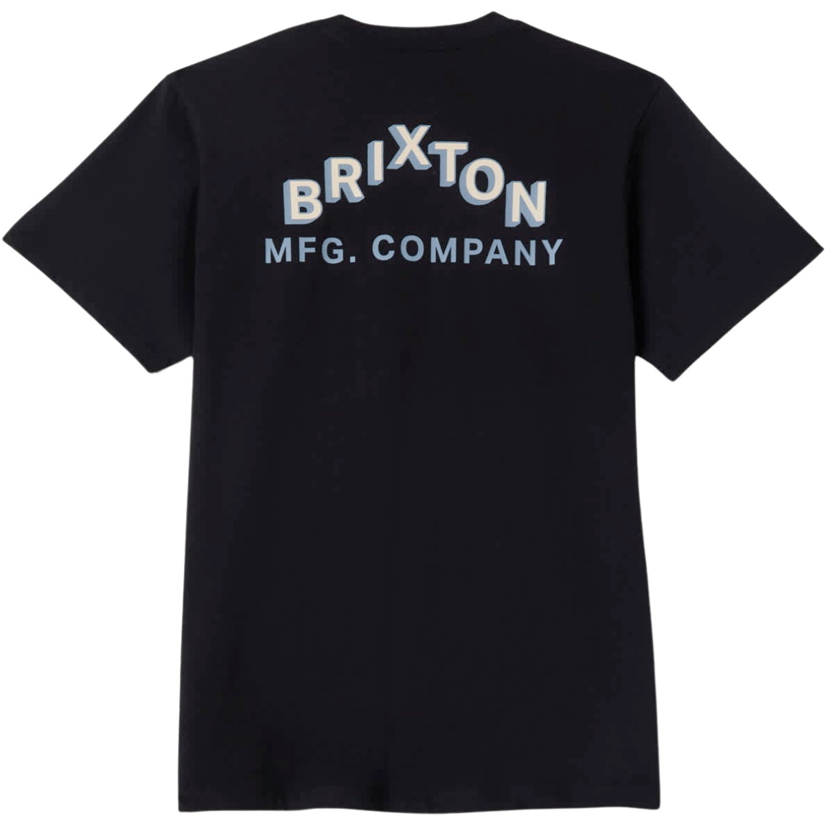 2026 Brixton Mens Roman Pocket Tee 17418 - Black